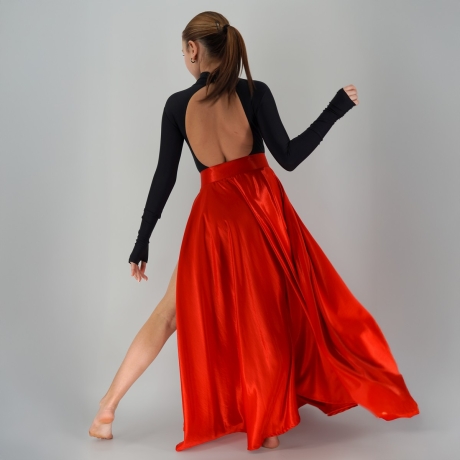 Czerwona spódnica do Paso Doble